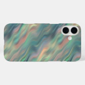 Blue Iris Wavy Texture Case-Mate iPhone Case (Achterkant (horizontaal))