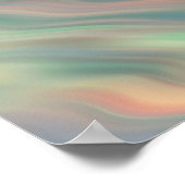 Blue Iris Wavy Texture Poster (Hoek)