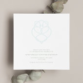 Blue Irish Swan Love Knot Wedding Save the Date