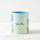 Blue Iriss Combo Mok met Tekst (Midden)