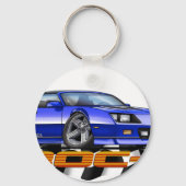 Blue IROC Z Sleutelhanger (Voorkant)