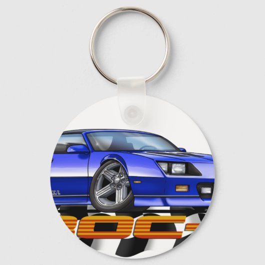 Blue IROC Z Sleutelhanger (Voorkant)