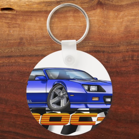 Blue IROC Z Sleutelhanger (Voorkant)