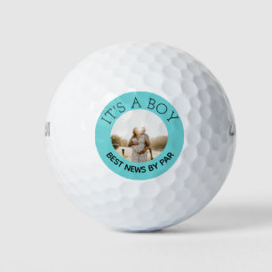 Blue is een jongen Geslacht onthullen foto Golf Ba Golfballen