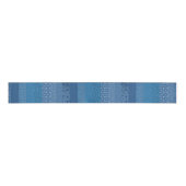Blue Islam Islamic Arabic Pattern Collage Grosgrain Lint (Voorkant)