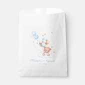 Blue Islamic Aqiqah Boy Favor Bags Bedankzakje (Voorkant)