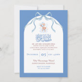 Blue Islamic Aqiqah for Baby Boy Kaart (Voorkant)