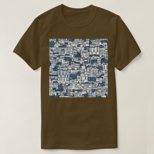 Blue Island Homes AllOver Print T-shirt (Design voorkant)