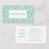 Blue Ivy Pattern-Visitekaartje Visitekaartje (Voorkant / Achterkant)