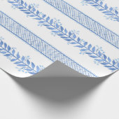 Blue Ivylines Cadeaupapier (Hoek)