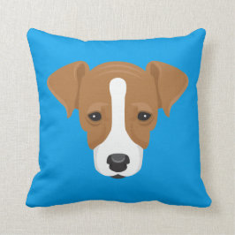 Blue Jack Russell Terrier Kussen