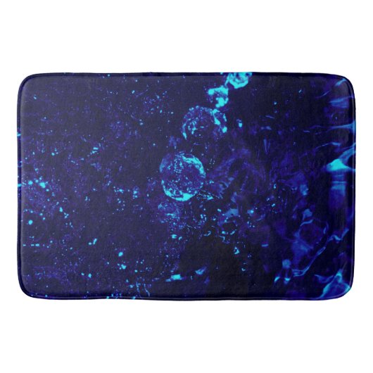 Blue Jacuzzi Bath Bubbles - Large Bath Mat (Voorkant)