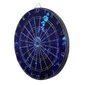 Blue Jacuzzi Bubbles Dartboard Dartbord (Voorkant Rechts)