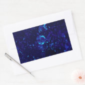 Blue Jacuzzi Bubbles Rectangle Sticker (Envelop)