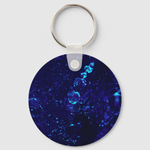 Blue Jacuzzi Bubbles Sleutelhanger