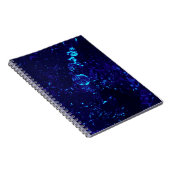 Blue Jacuzzi Bubbles Spiral Notitieboek (Rechterzijde)