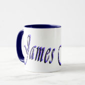 Blue James Name Logo, Mok (Voorkant links)