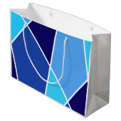 Blue JanaiCreates Color Collection Gift Bag Groot Cadeauzakje (Achterkant Gekanteld)