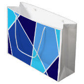 Blue JanaiCreates Color Collection Gift Bag Groot Cadeauzakje (Voorkant Gekanteld)