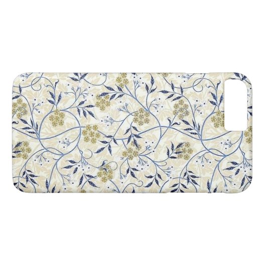 Blue Jasmine iPhone X/8/7 Plus gewoon daar Hoesje (Achterkant (Horizontaal))