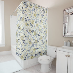 Blue Jasmine Shower Curtain Douchegordijn