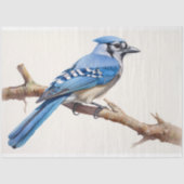 Blue Jay 3 Decoupage papier (Voorkant)