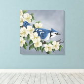 Blue Jay Art Prints (Insitu (Houten vloer))