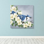 Blue Jay Art Prints (Insitu (Houten vloer))