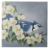 Blue Jay Art Tile Tegeltje (Voorkant)