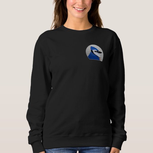Blue Jay Bird Bird Bird Birdwatcher Animal Biolo Trui (Voorkant)