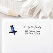 Blue Jay Bird Etiket (Insitu)