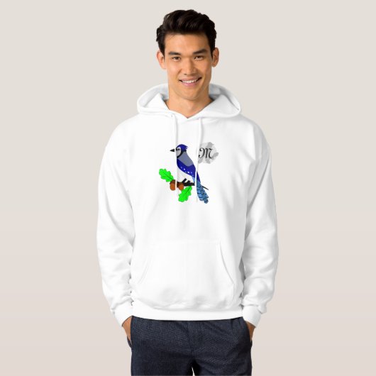  Blue Jay Bird Hoodie (Voorkant volledig)