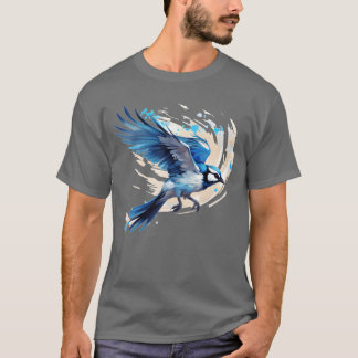 Blue Jay Bird Kijken Vogelaar Vogelaar T-shirt