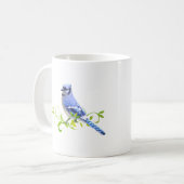 Blue Jay Bird Koffiemok (Voorkant links)