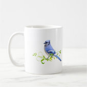Blue Jay Bird Koffiemok (Links)