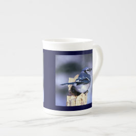 Blue Jay Bird Lovers Porselein Kop