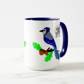  Blue Jay Bird Mok (Voorkant rechts)