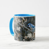  Blue Jay Bird Mok Cup (Voorkant links)