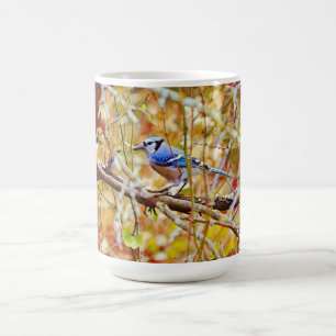 Blue Jay Bird Natuur Art Mok Cup