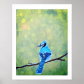 Blue Jay Bird Poster (Voorkant)
