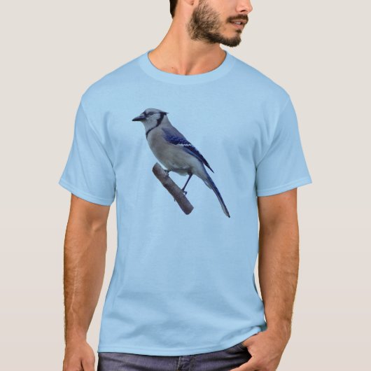 Blue Jay Bird T-shirt (Voorkant)