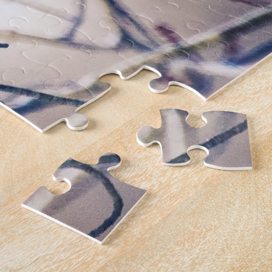 Blue Jay Bird te groot Legpuzzel (Zijkant)