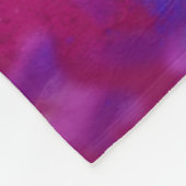 Blue Jay Bird Tree Branch Pink Personalized Fleece Deken (Hoek)