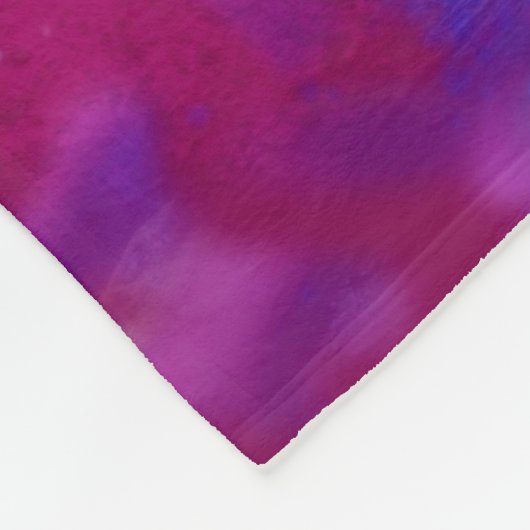 Blue Jay Bird Tree Branch Pink Personalized Fleece Deken (Hoek)