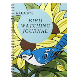 Blue Jay Bird Watching Journal Notitieboek