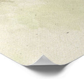 Blue Jay bird waterverf illustration Poster (Hoek)