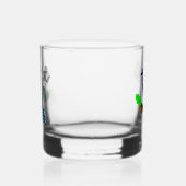 Blue Jay Bird Whisky Glas (Links)