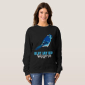 Blue Jay Bird Whisperer Steller's Jay Birdwatcher Trui (Voorkant volledig)