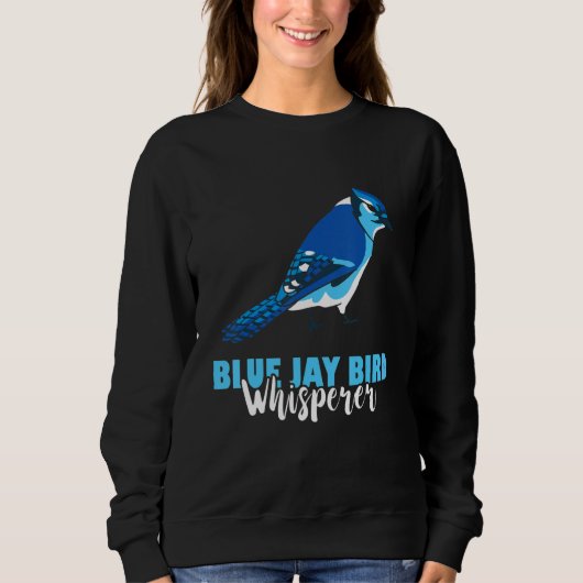 Blue Jay Bird Whisperer Steller's Jay Birdwatcher Trui (Voorkant)