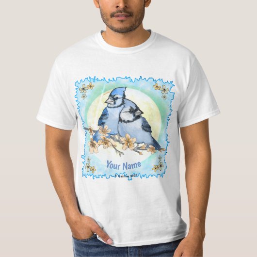 Blue Jay Branch t-shirt (Voorkant)